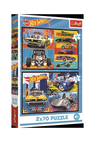 Puzle Hot Wheels - 140 piezas - Desde 4 años