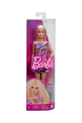 Muñeca Barbie Fashionista Vestido de colores Edición 65 años - Desde 3 años