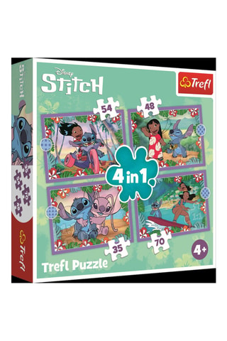 Puzle Lilo y Stitch Disney 4 en 1 - 207 piezas - Desde 4 años
