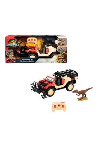 Matchbox Jurassic World Vehículo teledirigido Dino Hunter - Desde 6 años