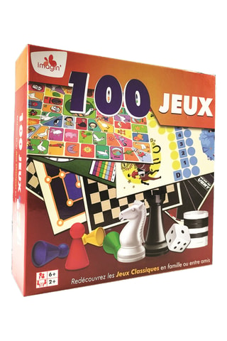 Coffret 100 jeux de société - Dès 2 ans