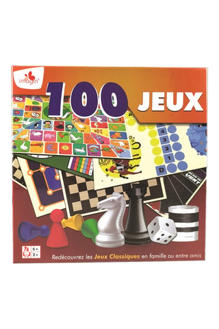 Coffret 100 jeux de société - Dès 2 ans