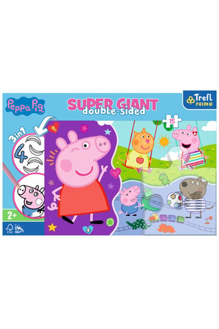 Puzle Peppa Pig 3 en 1 - 15 piezas - Desde 3 años