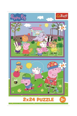 Puzle Peppa Pig en el recreo - 48 piezas - Desde 3 años