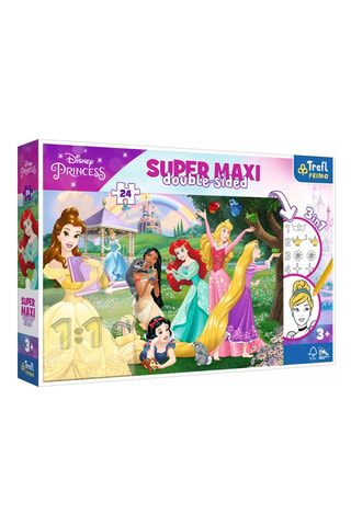 Puzle Princesas Disney 3 en 1 - 24 piezas - Desde 3 años