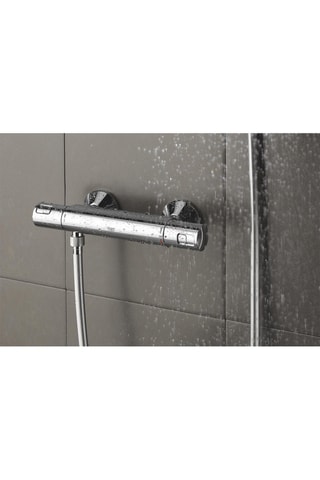 Ensemble mural Thermostatique et barre douche Precision Start