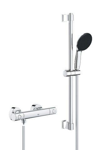 Mitigeur thermostatique et barre douche GROHE Quickfix