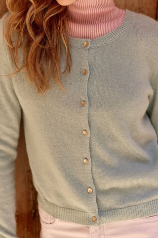 Gilet en laine Muriel - Vert foncé