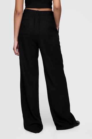 Pantalón de lino - Negro