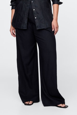 Pantalón de lino - Negro