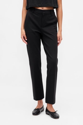 Pantalón slim fit 7/8 - Negro