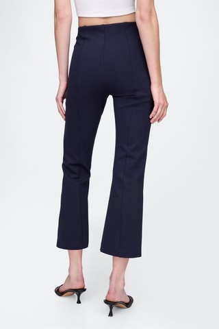 Pantalón skinny fit 7/8 de tiro alto - Azul marino