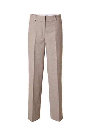 Pantalón de lana - Beige - Selected