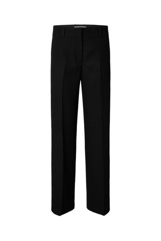 Pantalón de lana - Negro - Selected