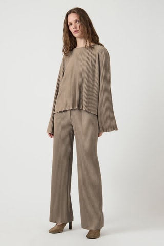 Pantalón de tiro alto - Topo - Yas