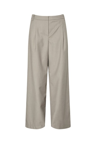 Pantalón de tiro alto - Beige - Yas