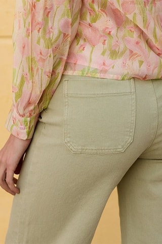 Pantalón 7/8 de tiro alto Prusse - Verde
