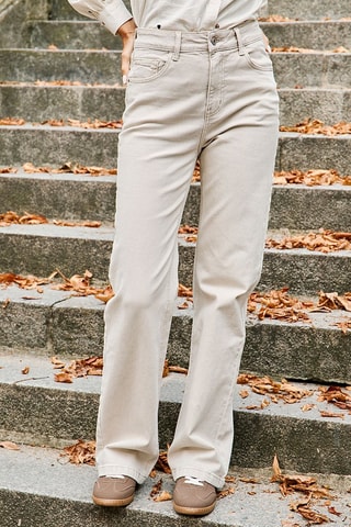 Vaquero de tiro alto Philipe - Beige