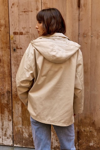 Parka con capucha Luze - Beige