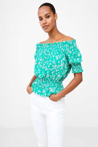 Top Shirred - Verde