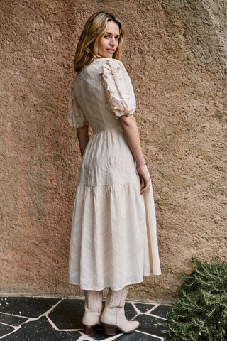 Vestido midi Raylene - Beige