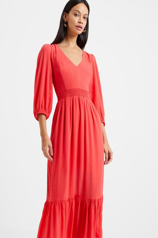 Vestido midi Cora - Rojo
