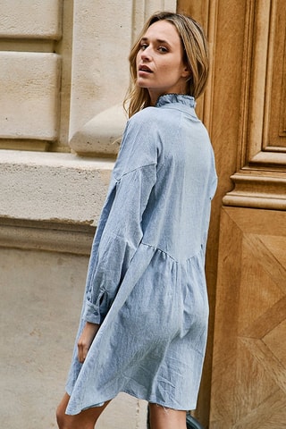 Vestido camisero Romy - Azul
