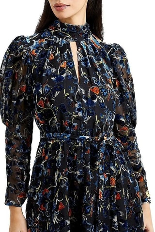Vestido evasé Avery - Negro