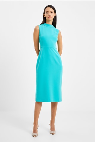 Vestido midi Echo - Turquesa