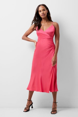 Vestido midi Ennis - Rosa