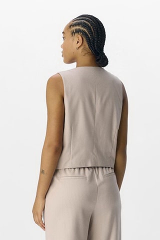 Chaleco de traje - Beige - Selected
