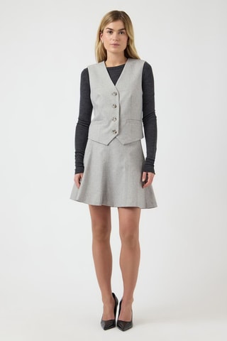 Chaleco de traje - Gris claro - Selected