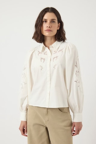 Camisa de algodón orgánico - Blanco - Selected