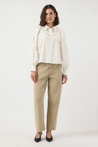 Camisa de algodón orgánico - Blanco - Selected