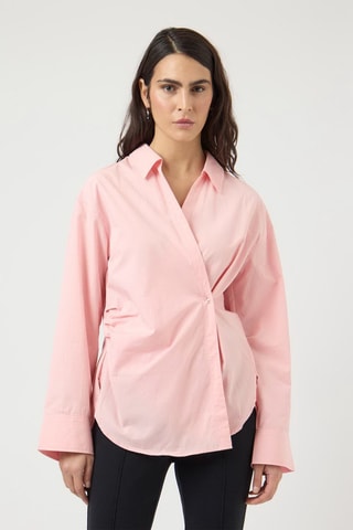 Camisa de algodón orgánico - Rosa - Selected