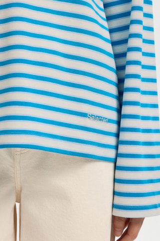 Polo de algodón orgánico - Azul - Selected
