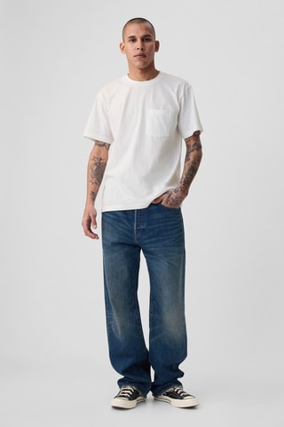 Camiseta relaxed - Blanco