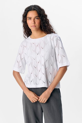 Camiseta de algodón orgánico - Blanco - Selected