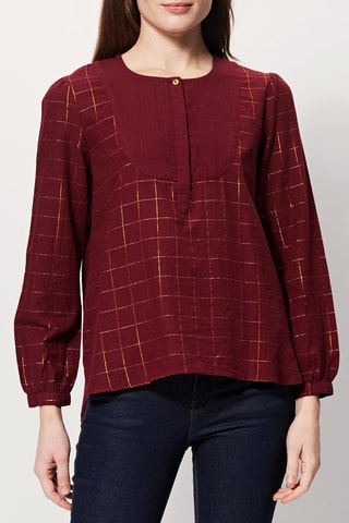Blusa Fairfax - Burdeos