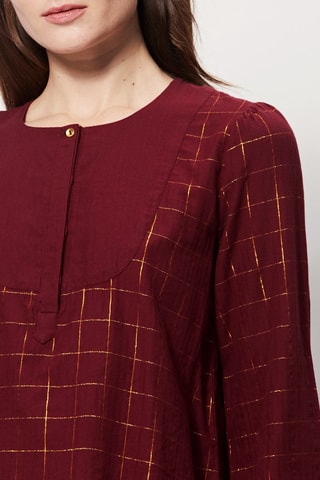 Blusa Fairfax - Burdeos