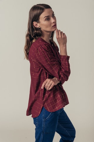 Blusa Fairfax - Burdeos