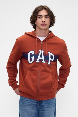 Sudadera polar - Rojo teja