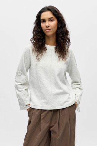 Sudadera - Gris claro - Selected