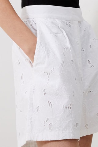 Short de tiro alto Rhodes - Blanco