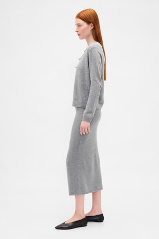 Falda midi - Gris