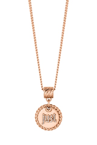 Ketting Verguld Rosévgoud - Zirkonia’s
