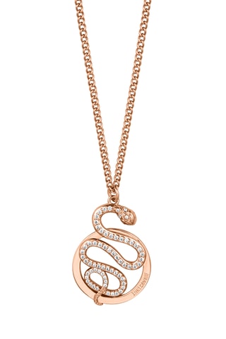 Ketting Verguld Rosévgoud - Zirkonia’s