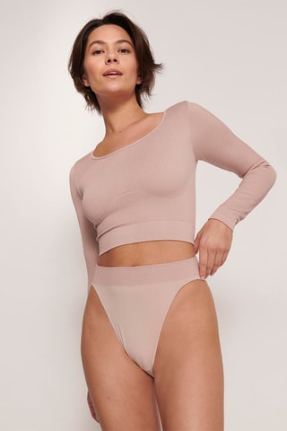 Tanga taille haute Ever Infused Aloe  - Violet