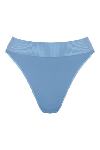Tanga taille haute Ever Infused - Bleu clair