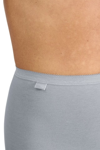 4 shortys taille haute Basics - Gris clair et bleu clair